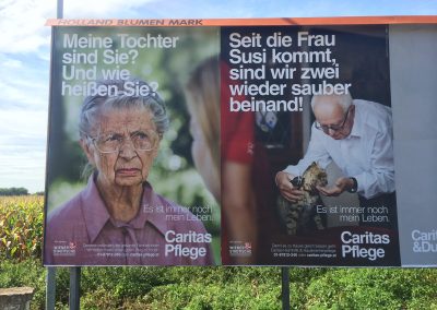 Caritas Pflege Plakate 2016