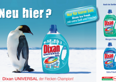 Dixan Österreich Handelsanzeige