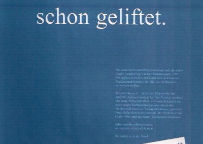 B2B Anzeige “geliftet”